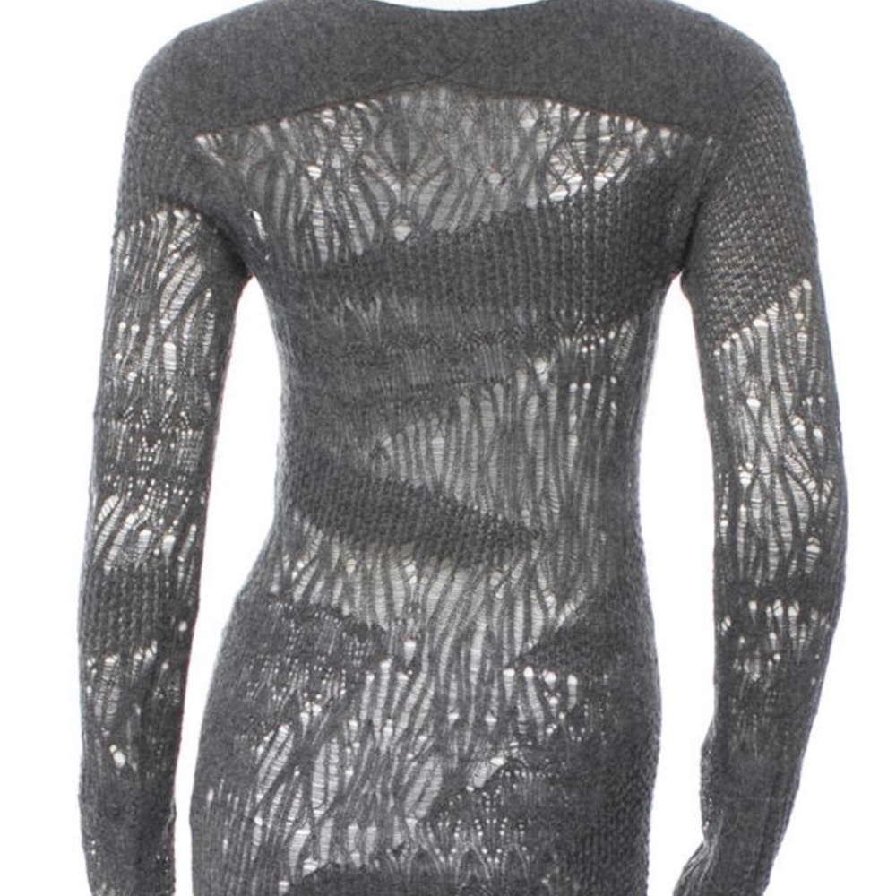 Helmut Lang grey sweater soft alpaca blend small - Picture 3 of 6